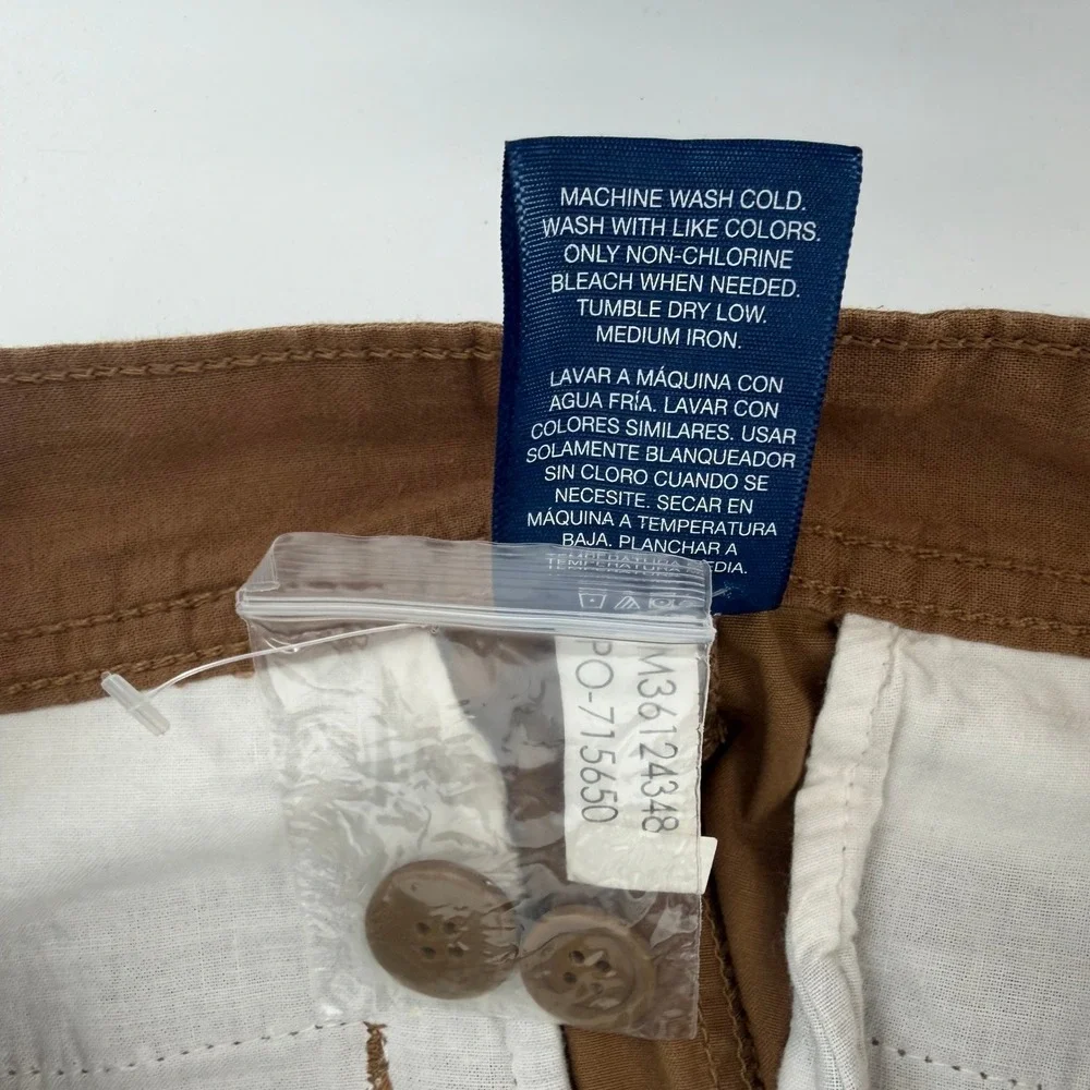 George Cargo Shorts Mens 40 Brown Stretch Above Knee Utility Gorpcore Comfort